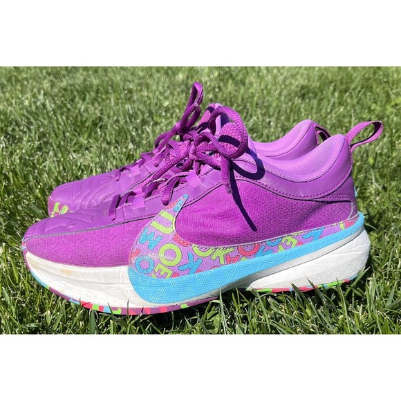 Nike Other - Nike Giannis Shoes Youth Size 5Y Purple Multi Basketball DZ4486-500 Sneakers